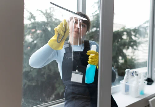 Nettoyage de vitres intérieures et extérieures à Bacqueville